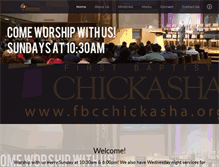 Tablet Screenshot of fbcchickasha.org